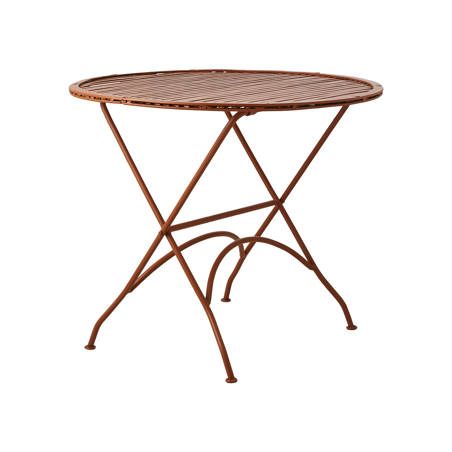 Cafebord orange järn