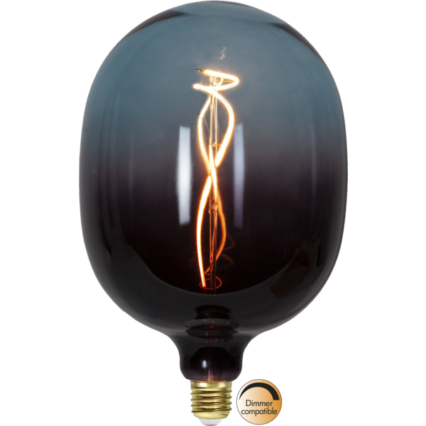 LEDlampa Industrial Globe blå