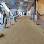 Eventmatta glitter guld