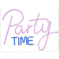 Neonskylt Party Time