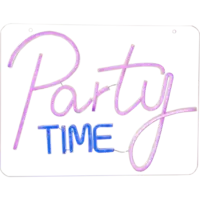 Neonskylt Party Time