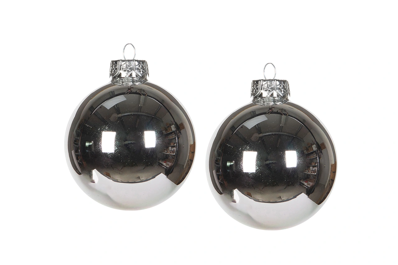 Julgranskulor Silver