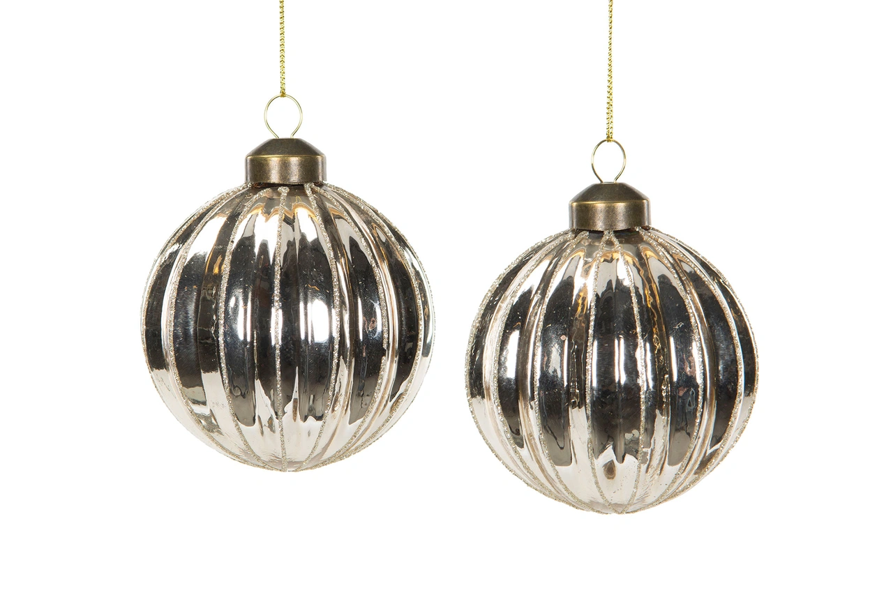 Julgranskulor Silver