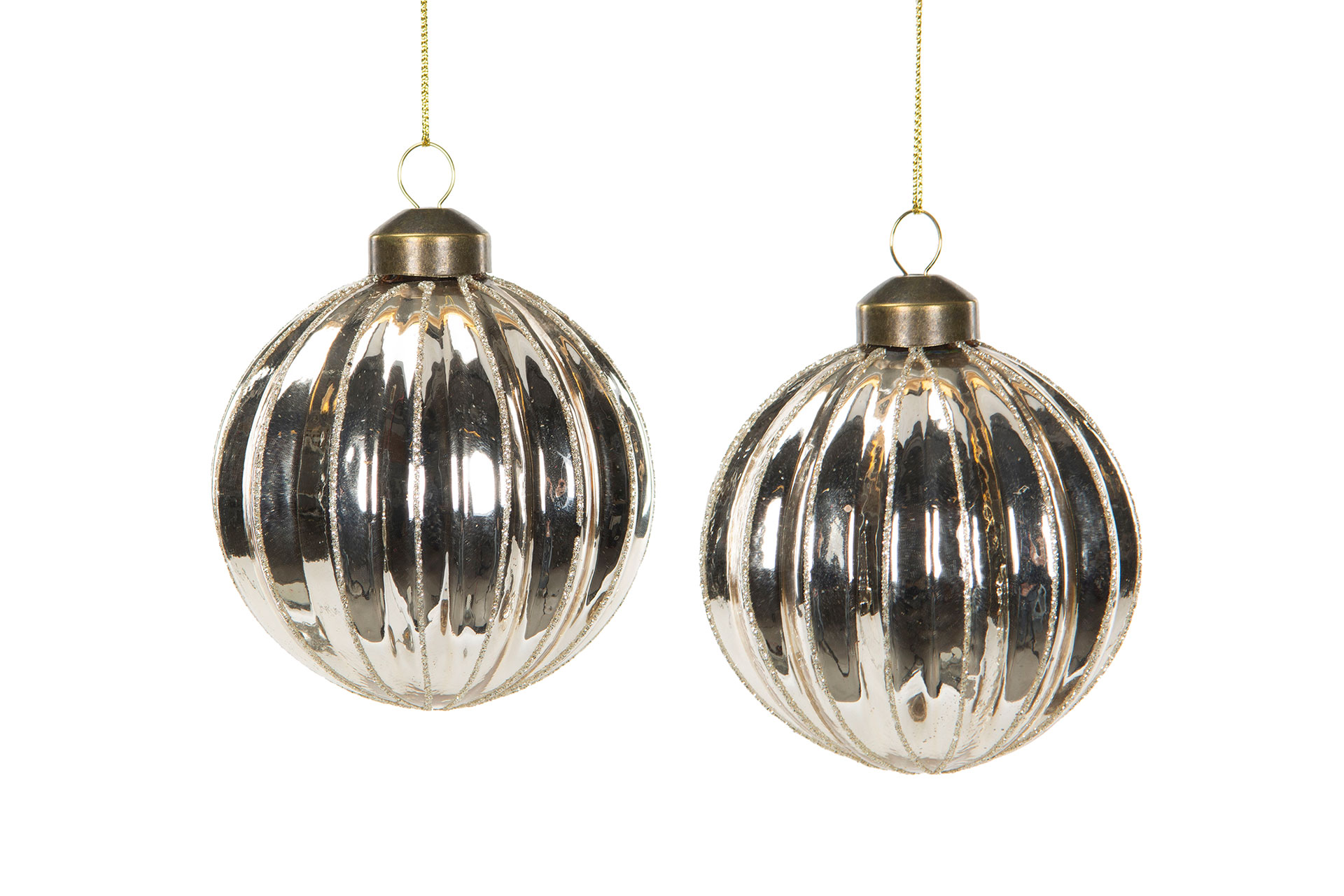 Julgranskulor Silver