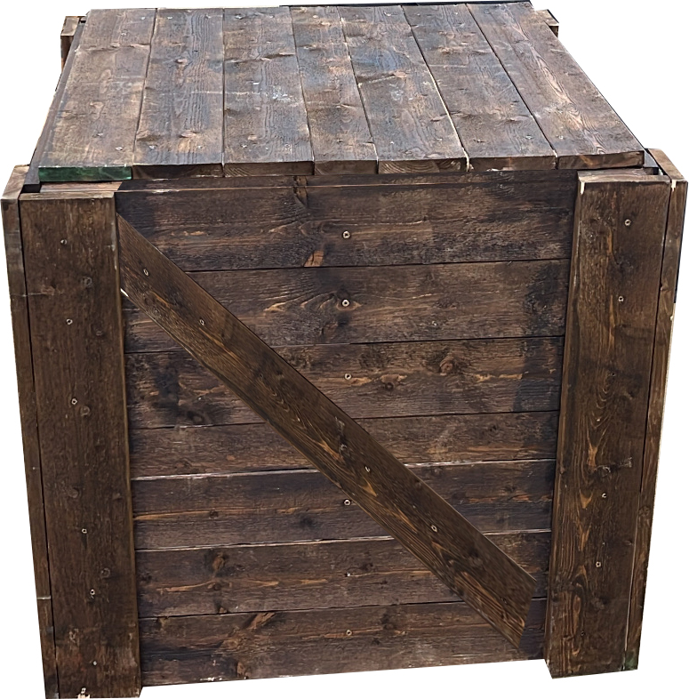 Cargo crate trälåda