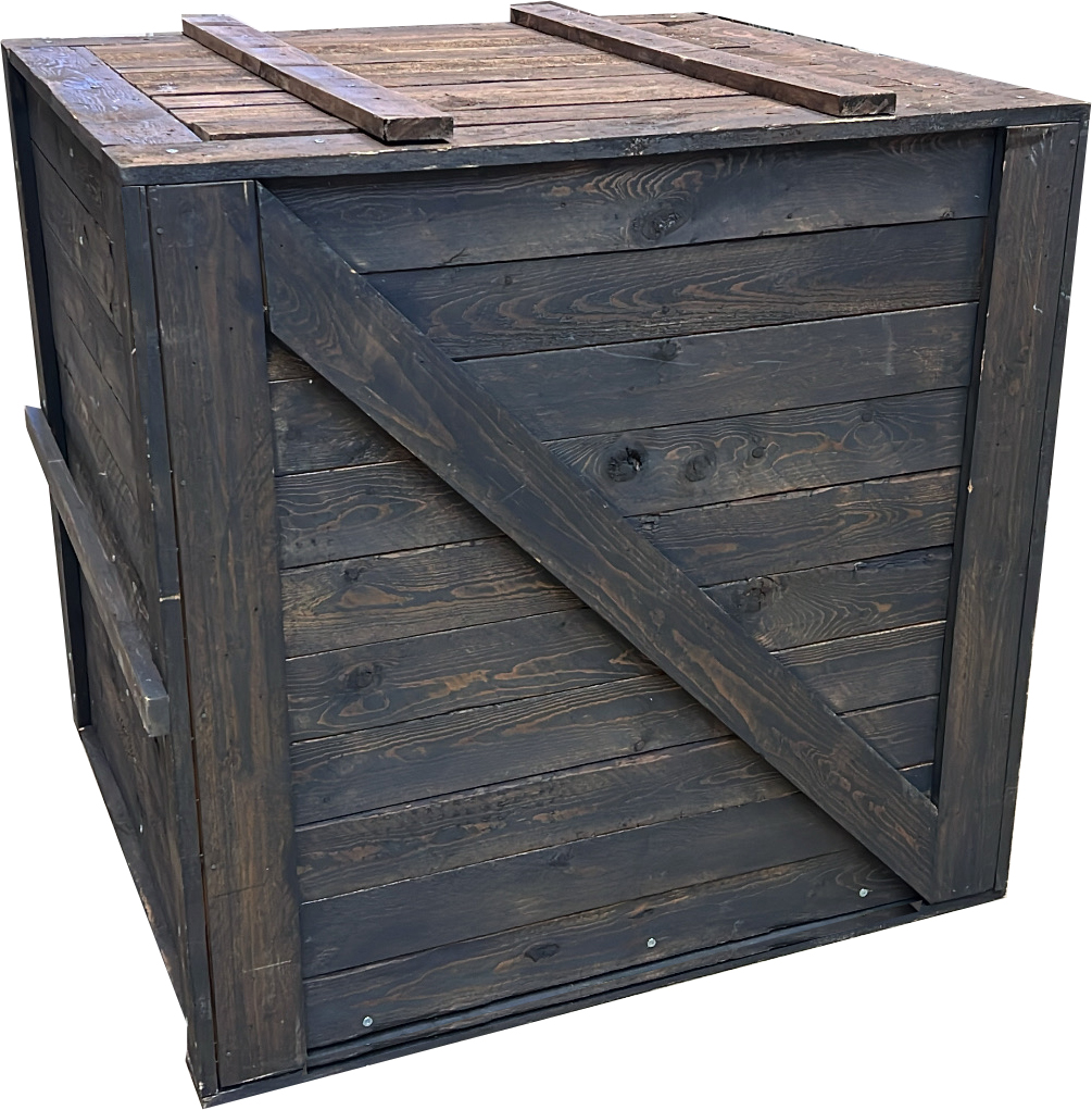 Cargo crate trälåda