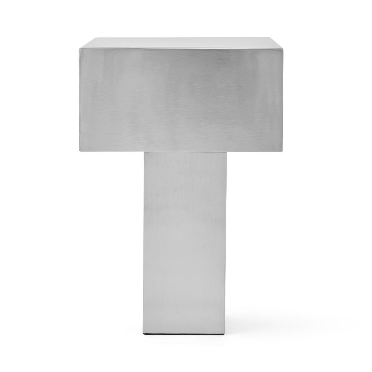 Bordslampa borstad krom