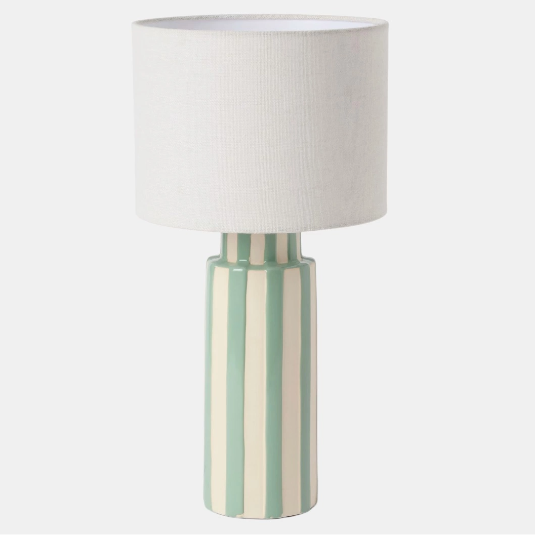 Bordslampa mint/vit