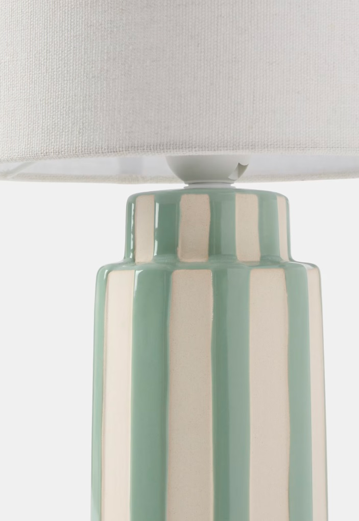 Bordslampa mint/vit
