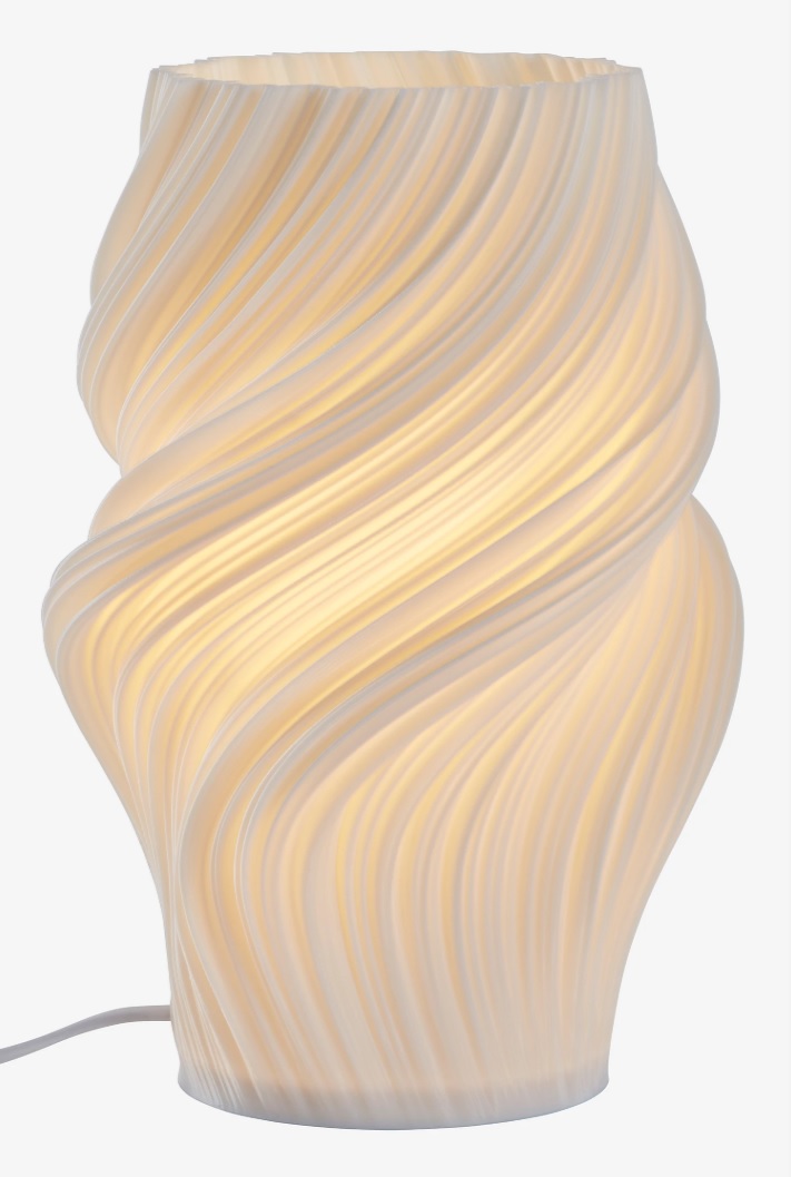 Bordslampa Swirl vit
