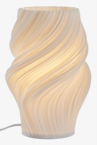Bordslampa Swirl vit