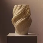 Bordslampa Swirl vit