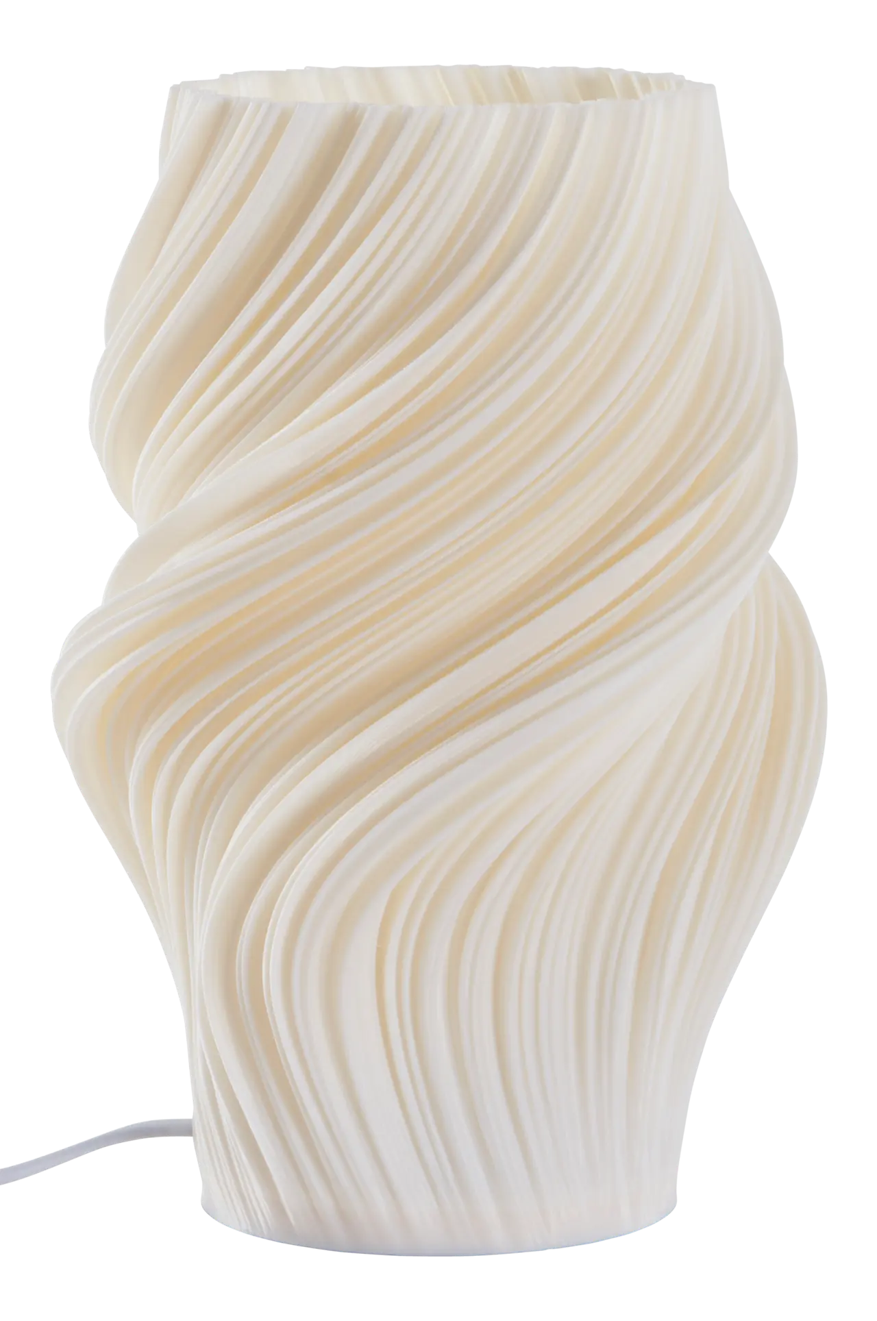 Bordslampa Swirl vit