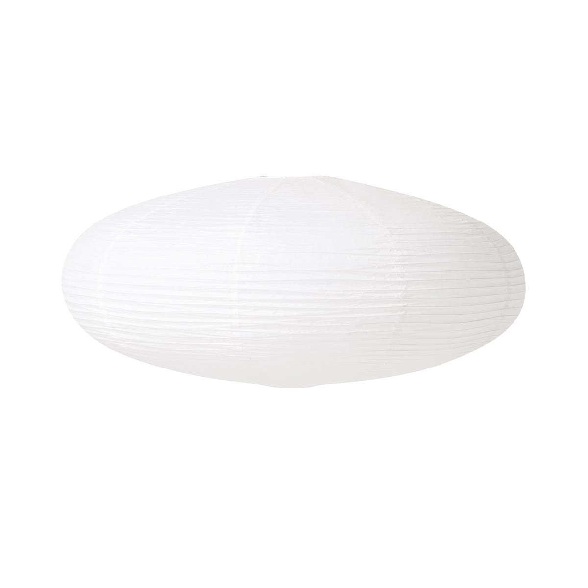 Rislampa oval vit
