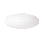 Rislampa vit oval