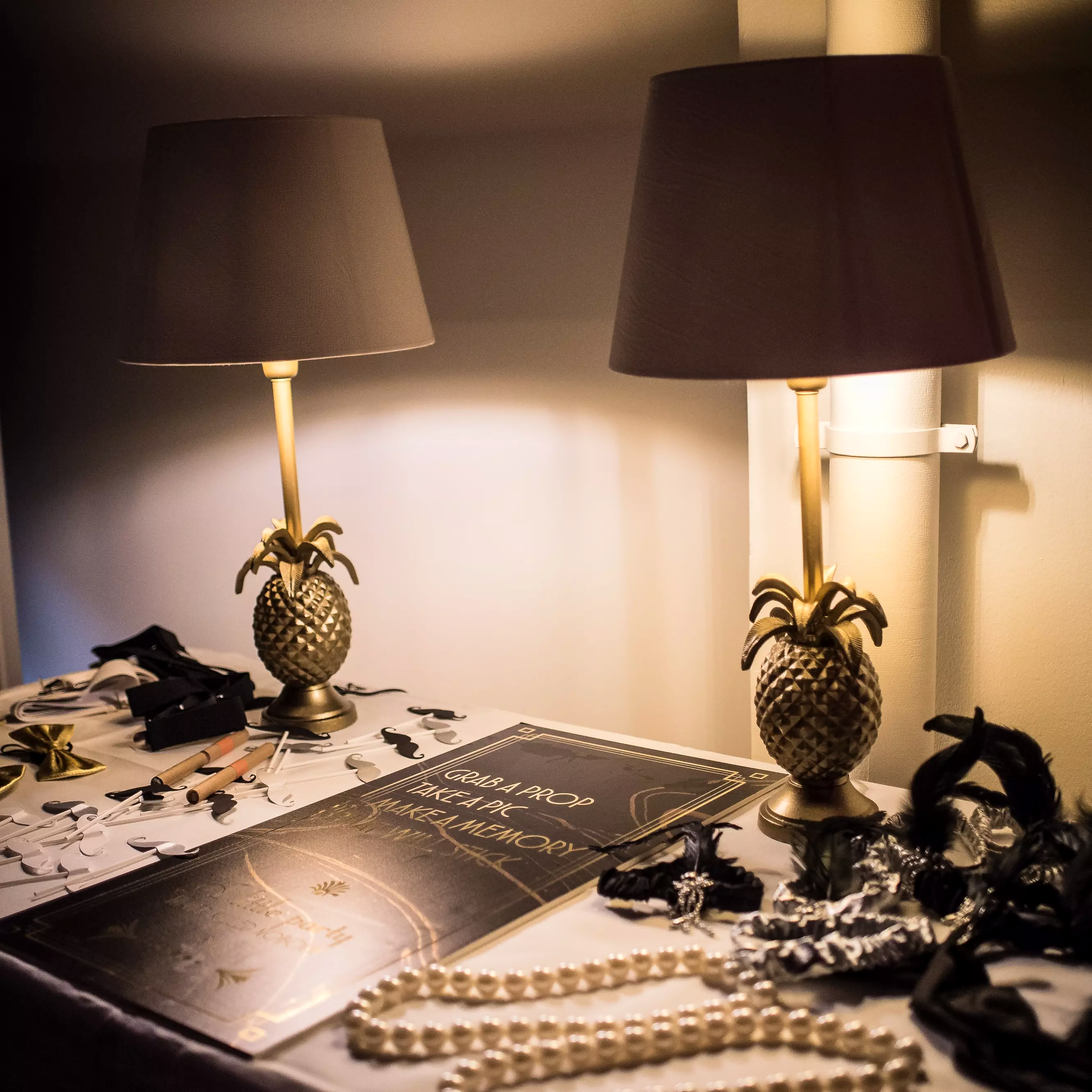 Bordslampa Ananas 45cm