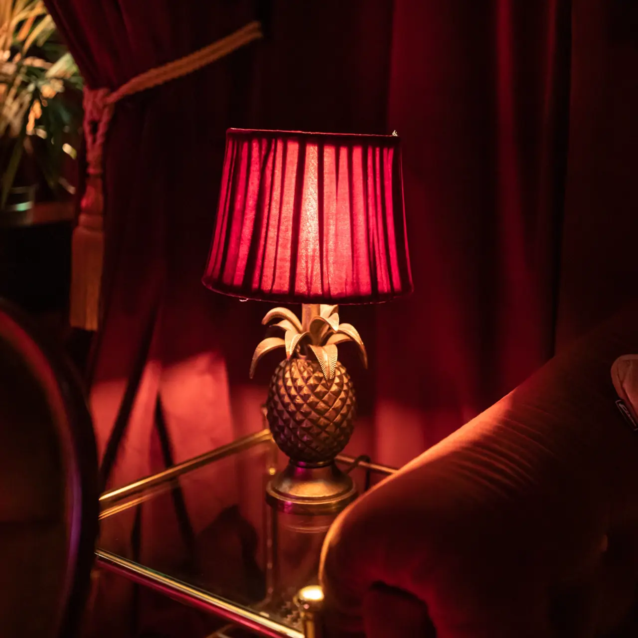 Bordslampa Ananas 34cm