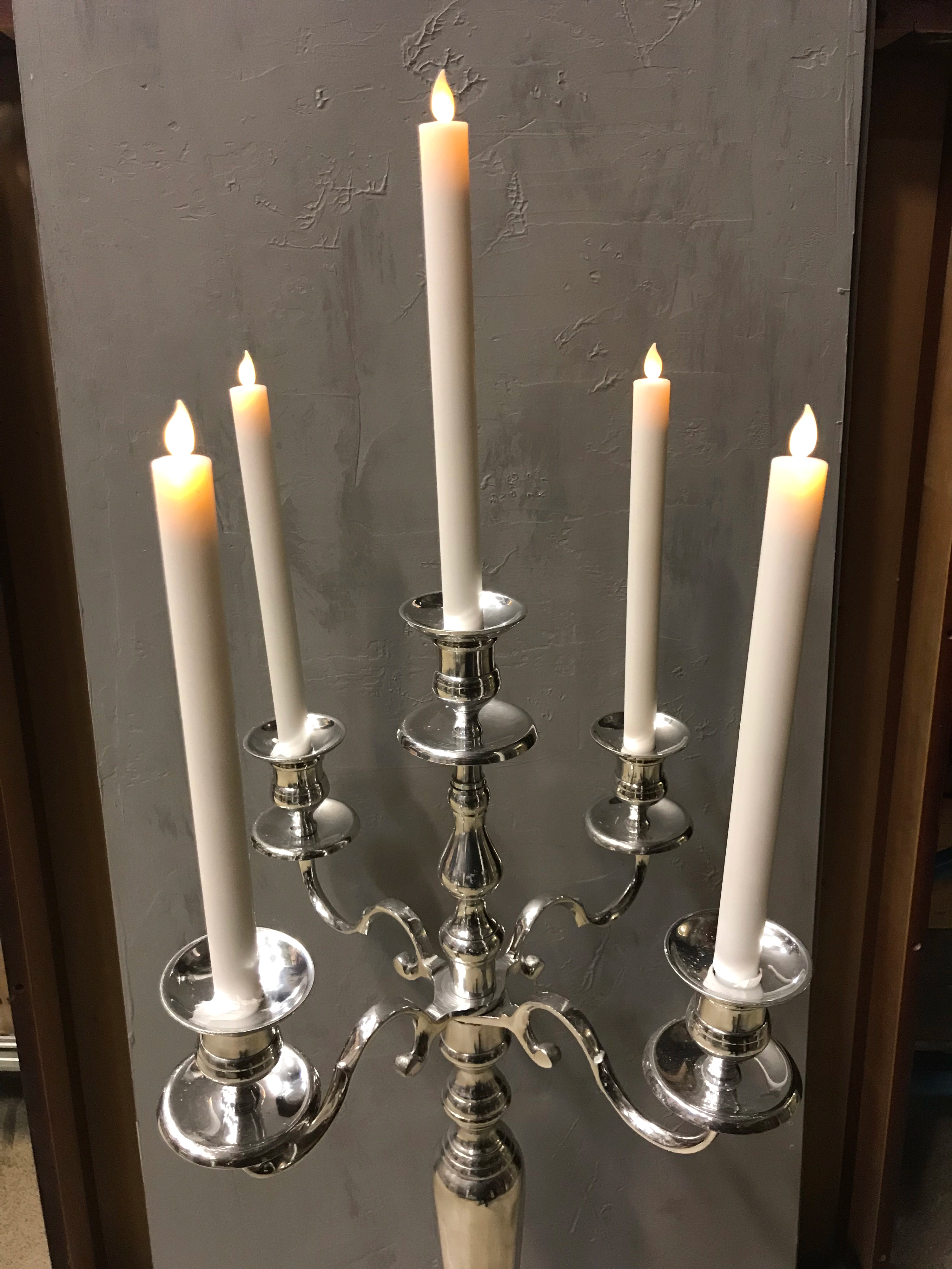 Kandelaber silver 100cm