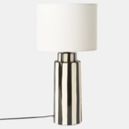 Bordslampa svart/vit