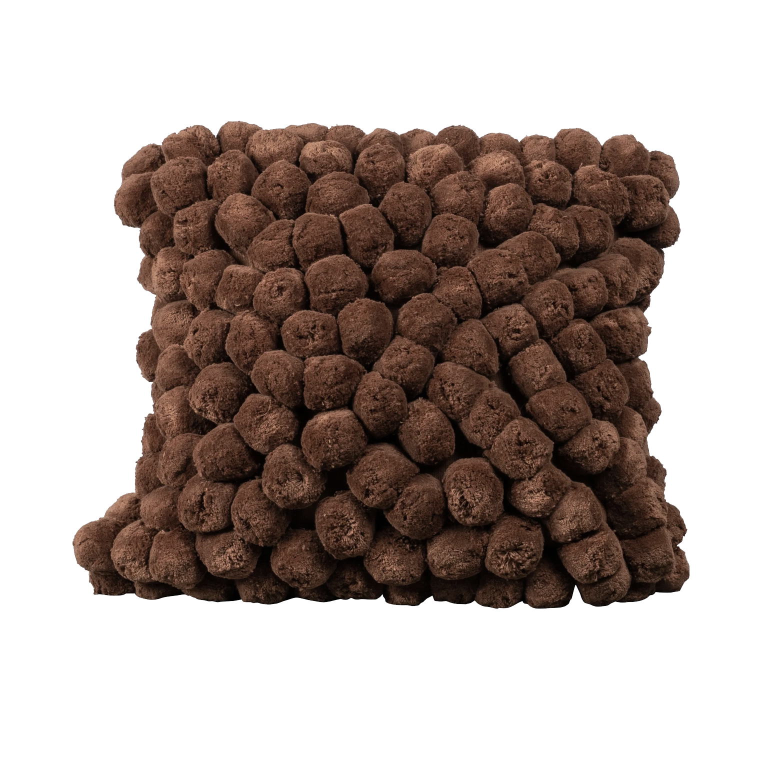 Kudde Pom Pom brun