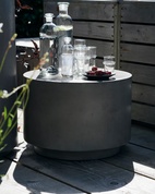 Soffbord grå betong