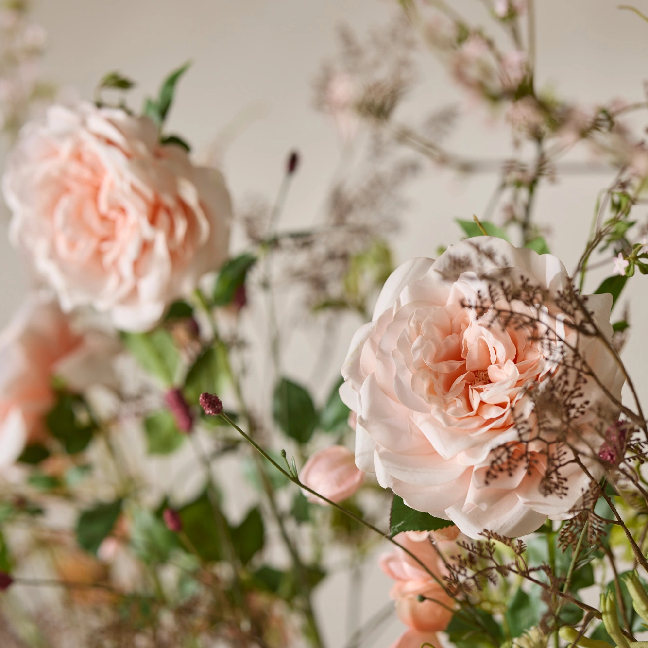 Ros ljusrosa 90cm