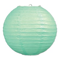 Rislampa Mintgrön 25cm