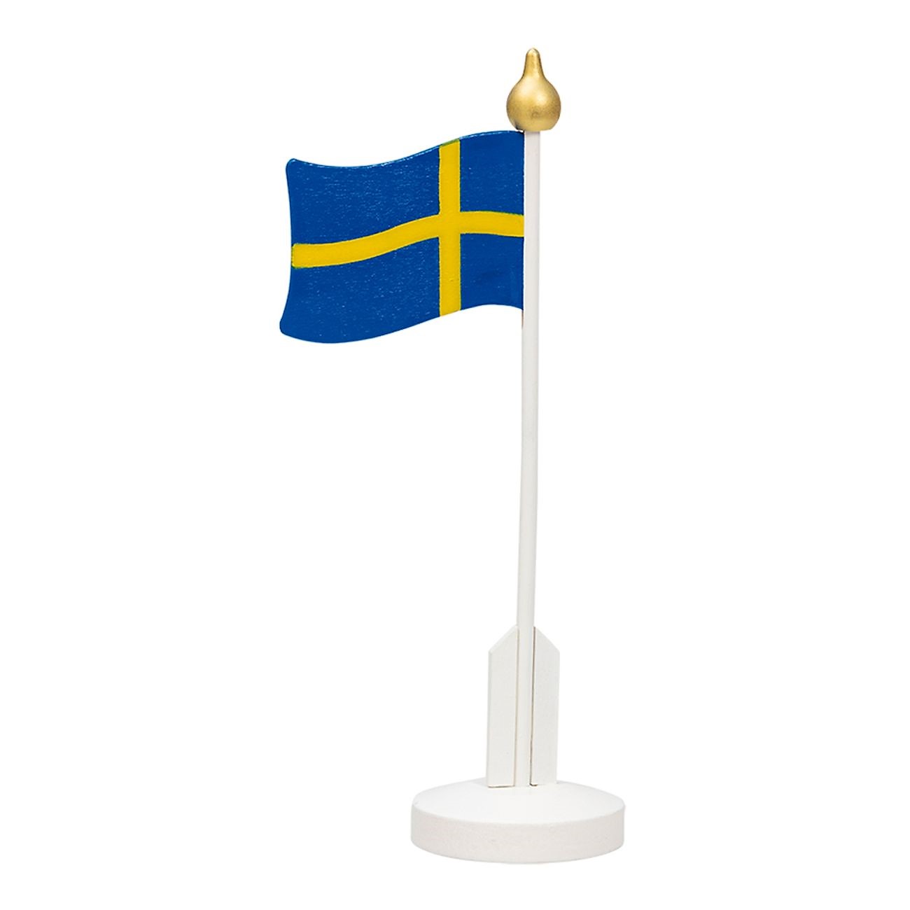 Flagga svensk trä