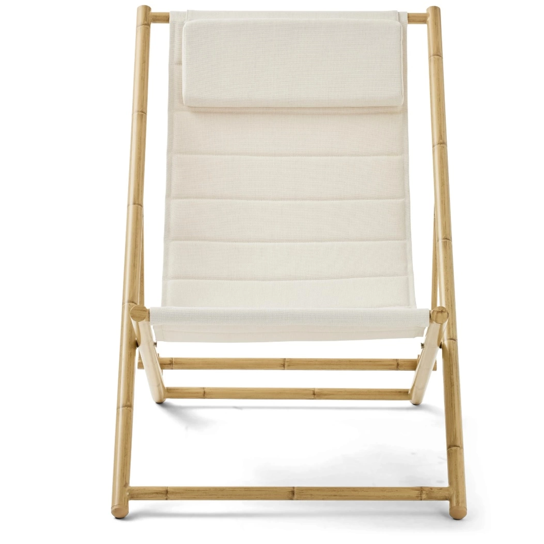 Solstol bambufinish offwhite