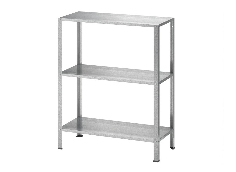 Hylla förzinkad stål H 74cm