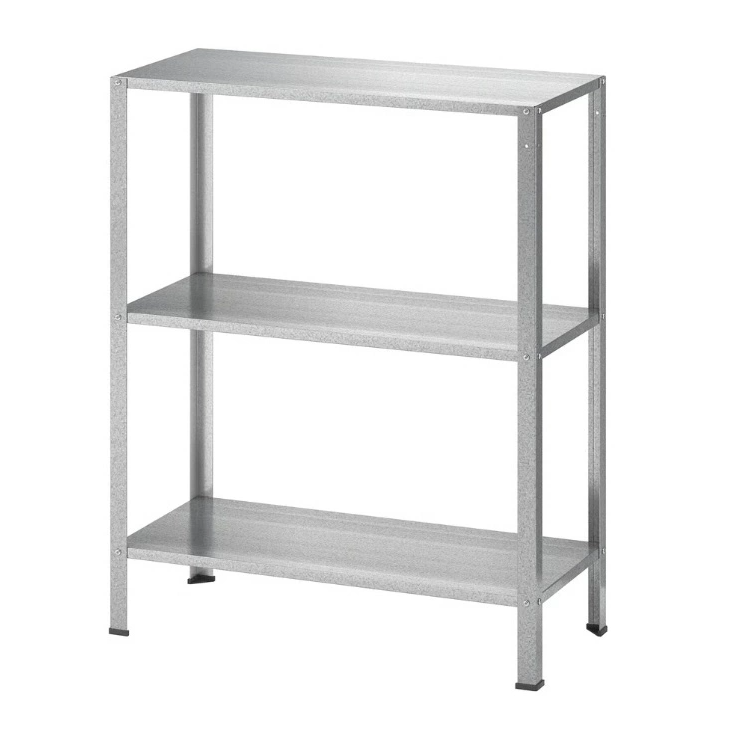 Hylla förzinkad stål H 74cm