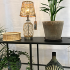 Hylla metall svart låg