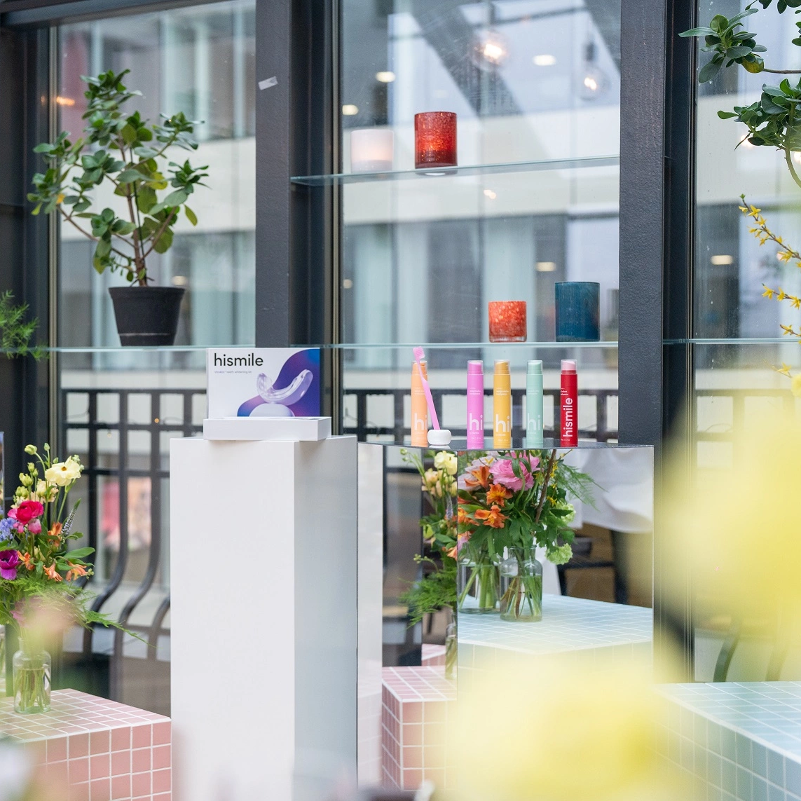 Soffbord kakel blått