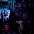 Backdrop Monster kyrkogård