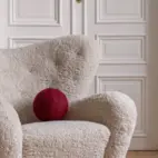 Kudde röd rund