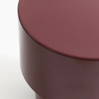 Sidobord burgundy röd