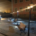 Entredörr med skjutlucka