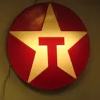 Texaco ljusskylt