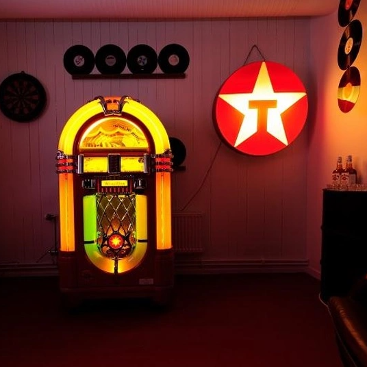 Texaco ljusskylt