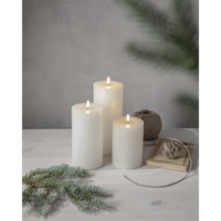 Blockljus LED Flamme 17,5cm