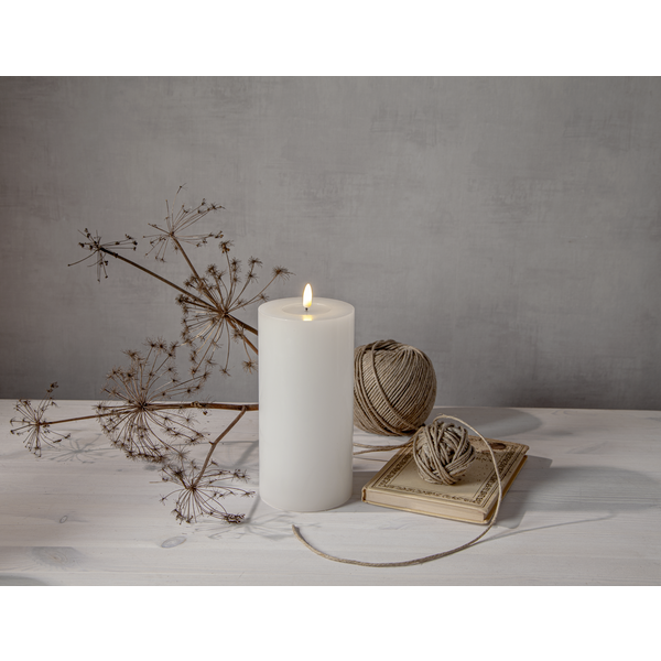 Blockljus LED Flamme 22,5cm