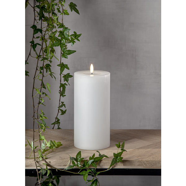 Blockljus LED Flamme 22,5cm