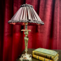 Bordslampa rokoko metall 230V