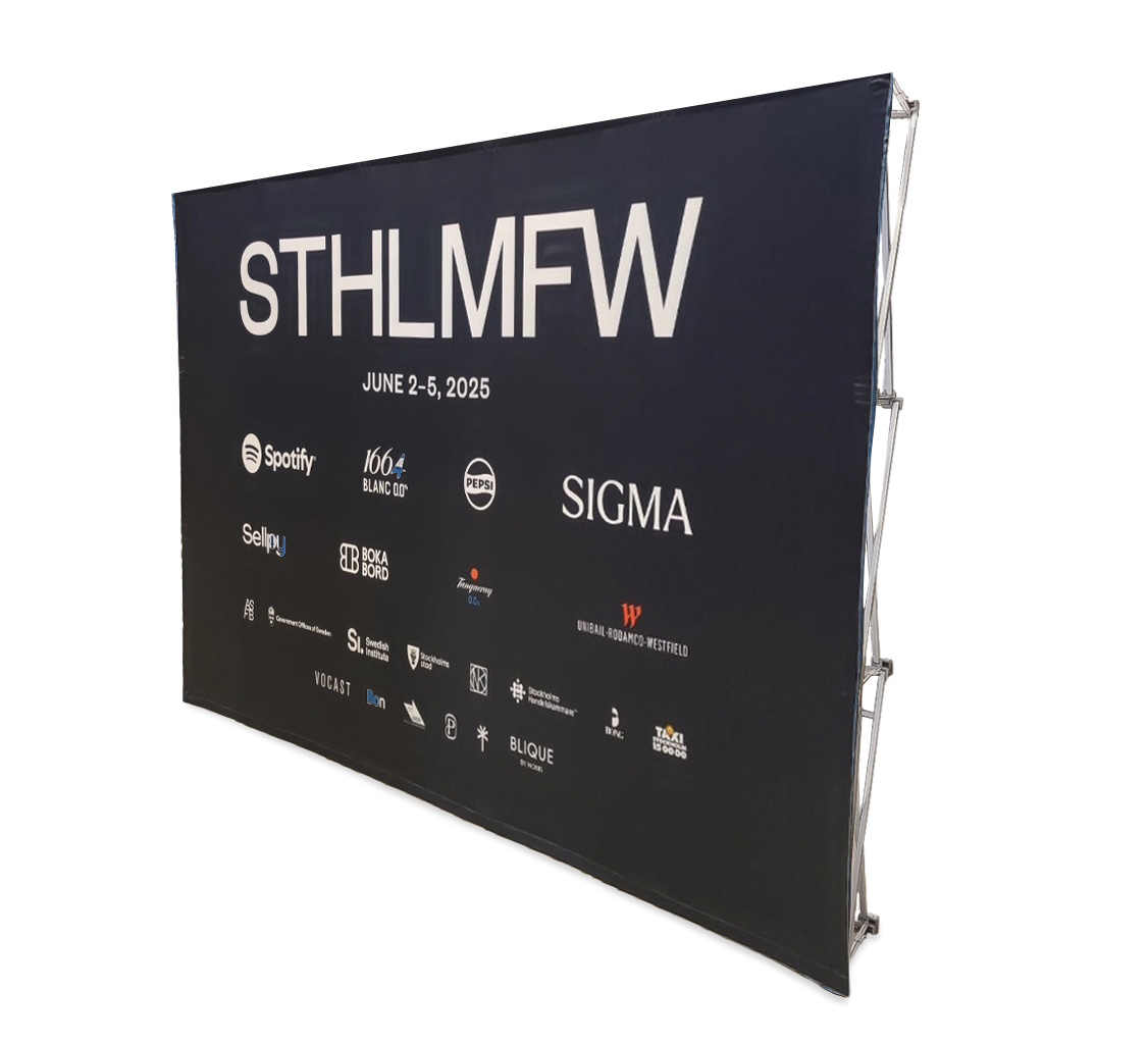 Fotovägg 370cm x 224cm exkl stativ