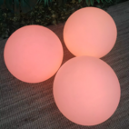 LEDbollar aperolfärger