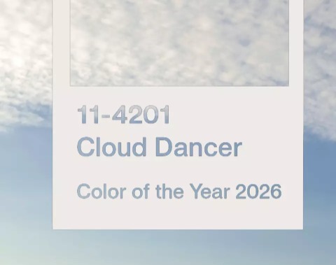 Cloud Dancer - tyg och festtema
