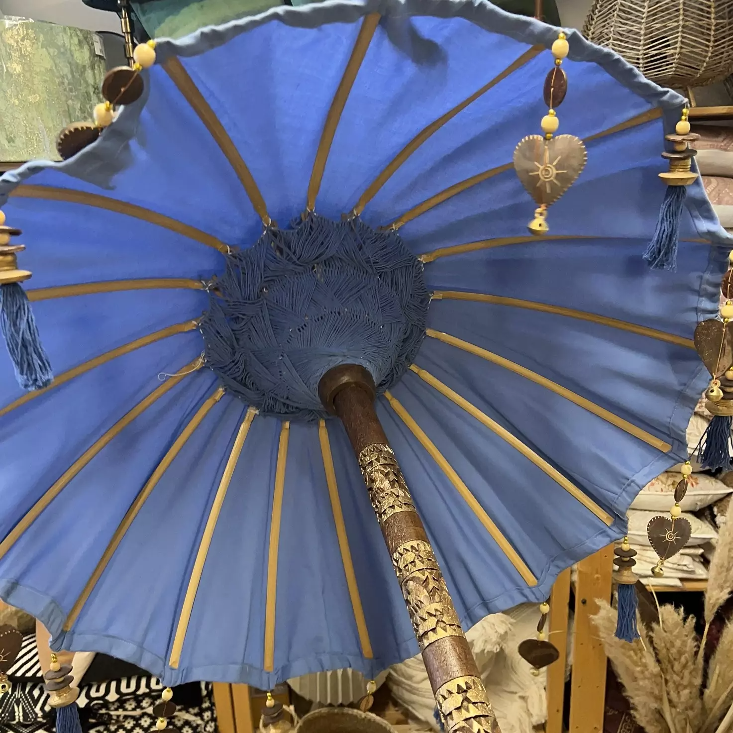 Parasoll blått hängsmycken