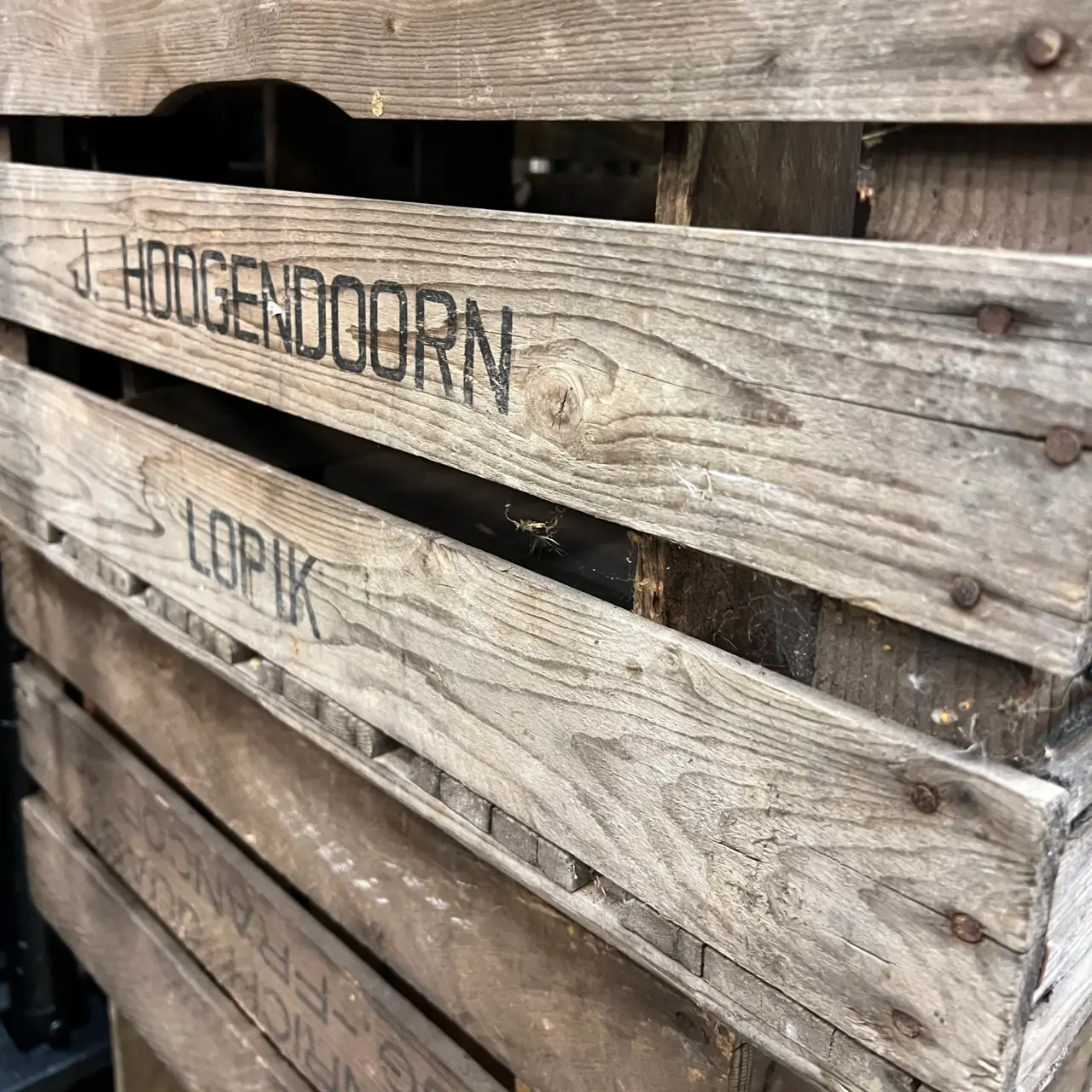 Trälåda vintage