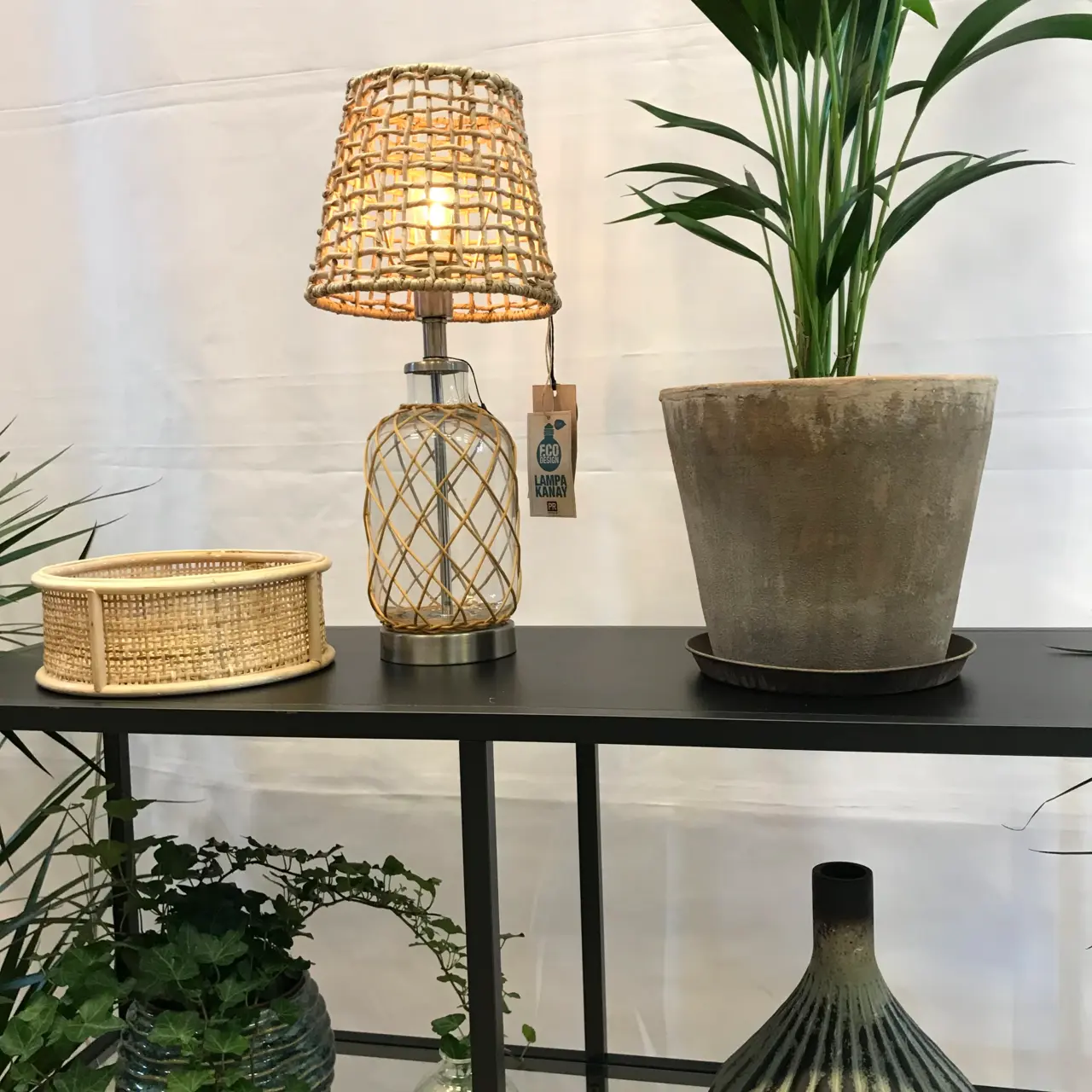 Bordslampa Rustik