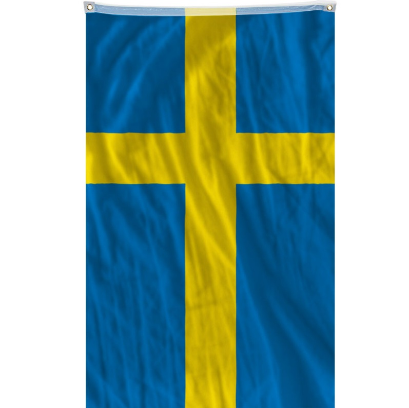 Flagga Sverige tyg